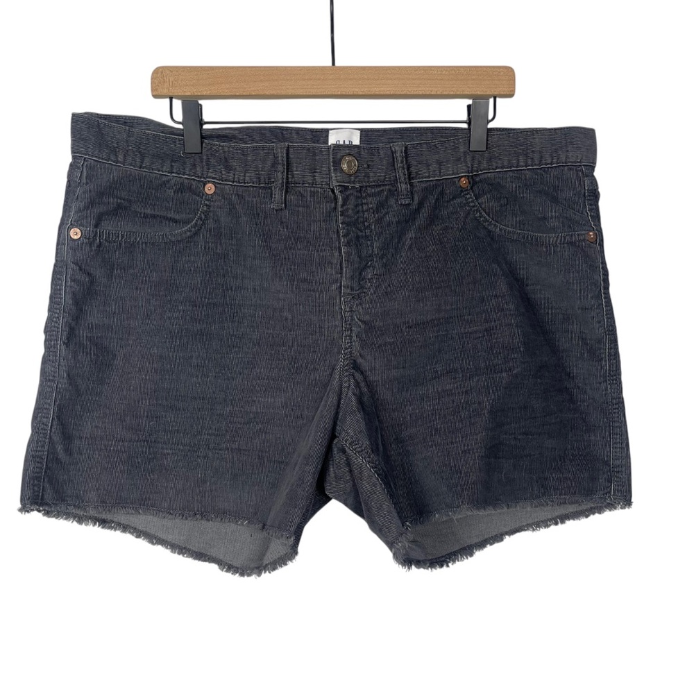Gap Women's Shorts Corduroy Black Size 16 NEW